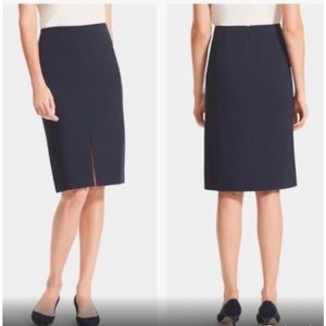 M.M.LaFleur Plus Size Greenpoint skirt navy